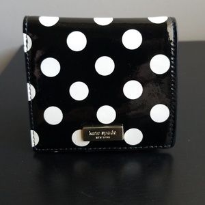 Kate Spade polka dot small wallet